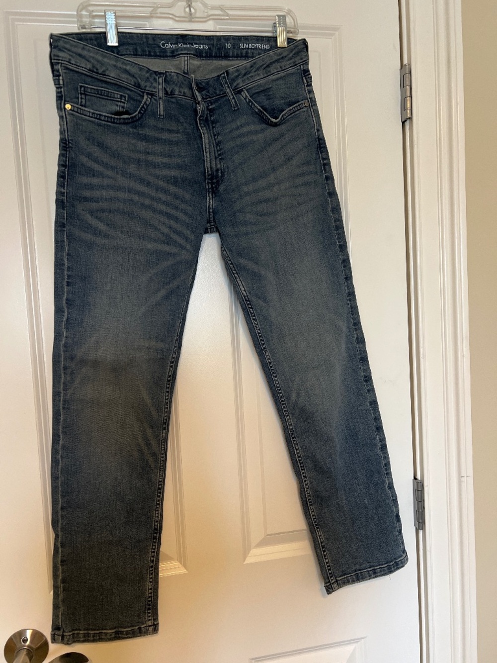 Calvin Klein slim boyfriend jeans size 10